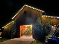 Barn Front at Night